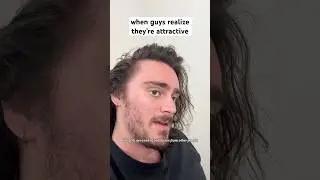when guys realize they’re good looking #shorts #comedy #funny