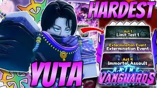 MONARCH BEST BUILD YUTA Vs The Hardest Stages In Anime Vanguards!