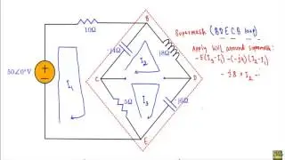 AC Example : Supermesh Method