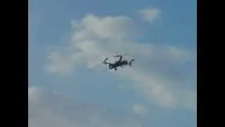 Flug von Fotocopter mit Goprogimbal