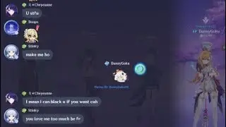 Toxic Over A Player's Name/Damage - Genshin Coop
