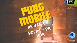 Pubg mobile intense Gameplay | MONTAGE | HDR 2K |