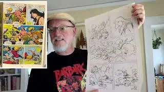 Conan the barbarian original comic book art pages from my collection