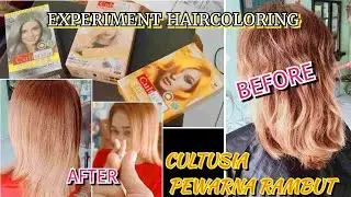 CULTUSIA PEWARNA RAMBUT [ HAIRCOLORING EXPERIMENT REVIEW ]