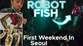 (SEOUL vlog 🇰🇷) My First Weekend in Seoul: Lotte World Aquarium, Gimbaps & French Bread in Seoul?