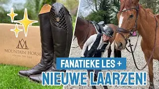 Fanatieke les + NIEUWE laarzen || Vlog #315
