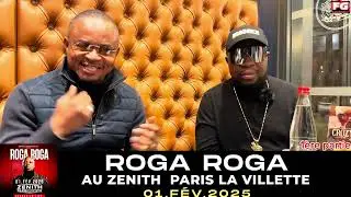 ROGA ROGA A PARIS POUR LA PROMOTION DE SON CONCERT LE 1ER FÉVRIER 2025 AU ZÉNITH DE PARIS