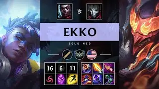 Ekko Mid vs Jhin: Legendary - NA Challenger Patch 14.18