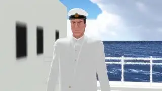 mmd captain goes down with the ship into Mutsu belly