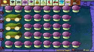 Cob Cannon  FumeShroom vs Dancing Zombies vs Jalapeno vs Zombani  