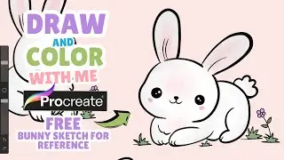 How to Draw cute Bunnies in Procreate