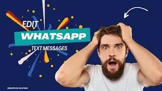 How to Use the New Edit Feature on WhatsApp|| How To Edit Text Messages On Whatsapp
