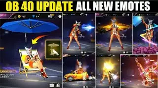 Ob40 Update All New Emotes | Free Fire New Event | Ff New Event Today | New Ff Event