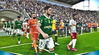 RB Bragantino Vs Palmeiras | Brasileirão 2024 | PS5 | PES2021