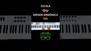 Escala Do Menor Armónica #piano #acordes #tutorial #teclado #armonia #escalamayor #musica