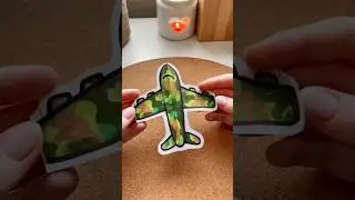 ✈️ИДЕЯ ОТКРЫТКИ НА 23 ФЕВРАЛЯ С САМОЛЕТОМ | 