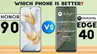 Honor 90 vs MOTOROLA Edge 40 : Which Phone is Better❓😮