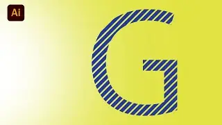 Letter G logo in Adobe Illustrator #shorts