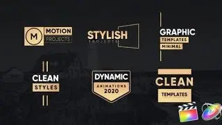 Top Apple Motion Projects: Motion Titles Pack