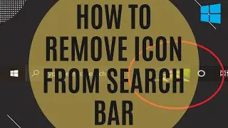 How to Remove Picture in Search Bar on Windows 10