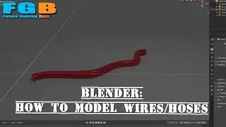 Blender Quick Tip: making Wire/Hoses and more