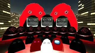 GIANT RED AND TV ANGRY MUNCI is After Me in GMod - Can I Escape the Madness?