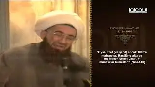 Müslümanın üzerinde vakar var, Allâhımızın azameti ve izzeti var