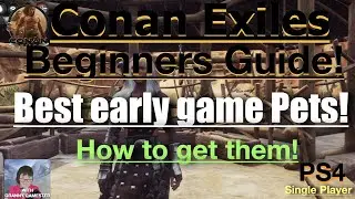 Best early game Pets! Conan Exiles Beginners Guide