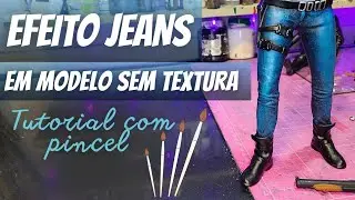 Pintando a Claire Redfield, usando pincel e tintas nacionais