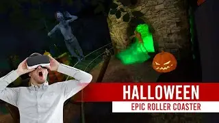 Epic Roller Coaster | Halloween [ VR Gameplay ]