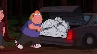 CHRIS STABS THE MICHELIN MAN