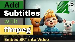 Add Subtitles to Video with FFmpeg | Embed SRT into MP4 & MKV