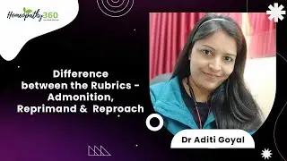 Difference between Admonition, Reprimand and Reproach Rubrics - Dr Aditi Goyal
