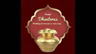 Happy Dhanteras Video AE template