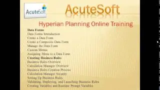 Hyperian Planning Online Training