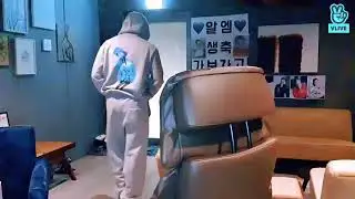 RM BIRTHDAY VLIVE 2021 🎂Jin Hyung Bicycle Gift and his Good English💜 #rm #namjoon #happybirthdayrm