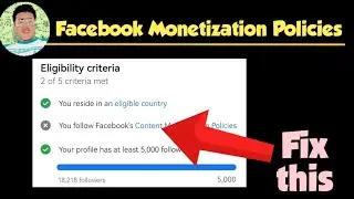 How to Fix Facebook Content Monetization Policies Issue