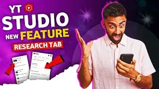 Youtube Studio Research Tab Explained | How To Use Research Option In YT Studio