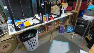 All printers running and the Prusa XL is changing colors