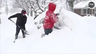 Snowfall record set in Erie, Pa.
