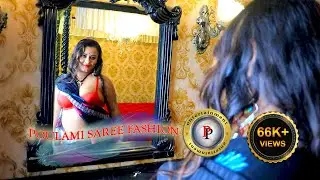 POULAMI | MAKEOVER & BLACK PRINTED CHIFFON SAREE | PP ENTERTAINMENT | FASHION VIDEO | 2022 |