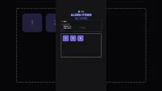 CSS align-items Explained Fast! (Flexbox Alignment Trick) 