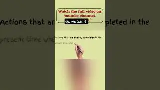 present perfect tense     #shorts #tenses #education #englishgrammar