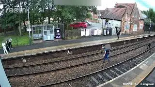 Bingham railway trespass, part 2: EMR release footage of children playing on the tracks
