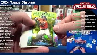 2024 Topps Chrome Breakers Delight Box Break for bziddy