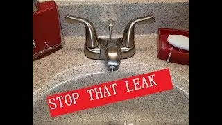 HOW TO FIX A LEAKY FAUCET | REPLACING A STEM