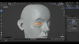 Anime Girl in Blender Timelapse