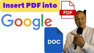 Insert PDF Into Google Docs