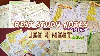 Physics, Chemistry, Biology, Math (PCMB) Study Notes for | JEE NEET 2024📒 |  Class 11 and 12
