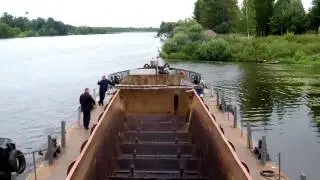 Спуск Самоходной Шаланды на воду